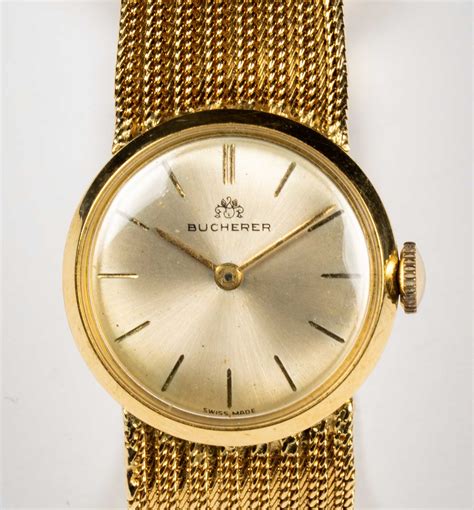 bucherer vintage ladies gold watches.